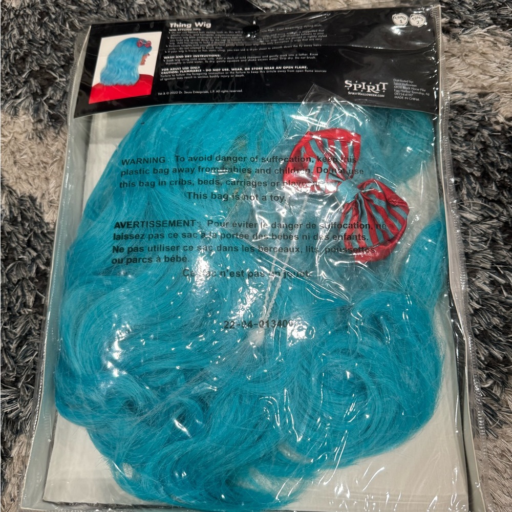Dr. Seuss Thing Women’s Wig and Socks Set - Picture 3 of 5